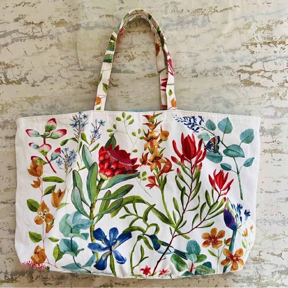 Floral Tote Reusable Shopping bag